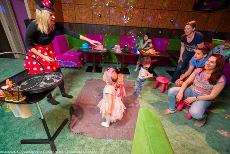 Шоу мыльных пузырей